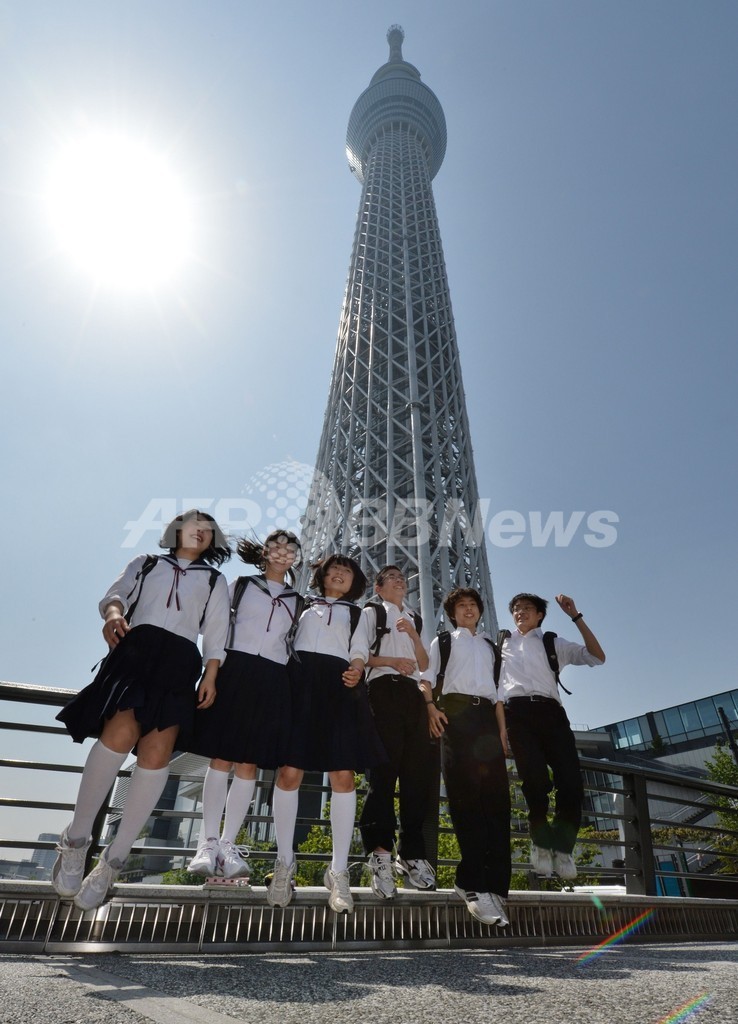 東京スカイツリー 開業1周年 写真2枚 国際ニュース Afpbb News