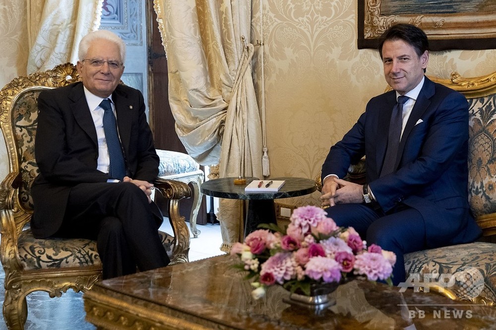 イタリア大統領 コンテ氏に組閣命令 写真5枚 国際ニュース Afpbb News