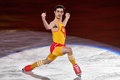 平昌冬季五輪、フィギュアスケートのエキシビションに臨むハビエル・フェルナンデス（2018年2月25日撮影）。(c)AFP/Mladen ANTONOV
