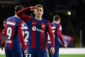 サッカー欧州チャンピオンズリーグ、決勝トーナメント1回戦第2戦、FCバルセロナ対ナポリ。先制点を喜ぶFCバルセロナのフェルミン・ロペス（2024年3月12日撮影）。(c)Josep LAGO/ AFP