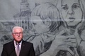 ポーランドの都市ビエルンで開催された式典でスピーチをする、フランクワルター・シュタインマイヤー独大統領（2019年8月20日撮影）。(c)Alik KEPLICZ / AFP