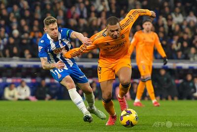 レアルが下位エスパニョールに敗戦 2位アトレティコと勝ち点1差に