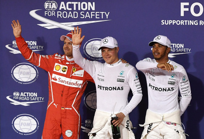 ボッタスが初のPP獲得、同僚ハミルトンを抑える バーレーンGP