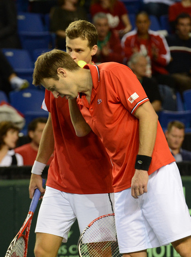 カナダがダブルス制し2勝1敗とリード、デビス杯