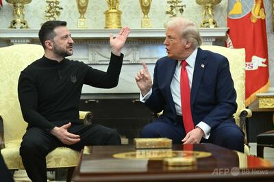 トランプ氏、大統領執務室でゼレンスキー氏と衝突「強く出過ぎ」