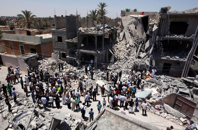 リビア、NATO軍の誤爆で初の民間人犠牲 幼児ら9人死亡