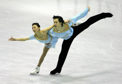 クィン・パン／ジャン・トン組 四大陸選手権2008・ペアで優勝