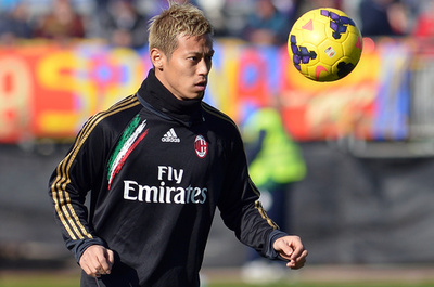 本田、ナポリ戦を欠場へ