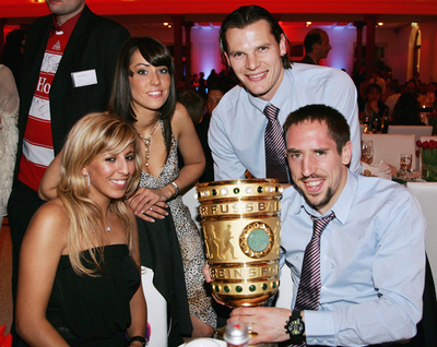 バイエルン ドイツカップ優勝パーティー開催