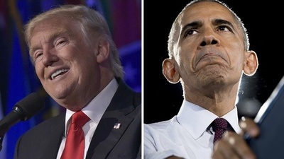 トランプ氏の喜びはオバマ氏の苦しみ