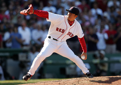 岡島 1回1／3を無失点に抑える