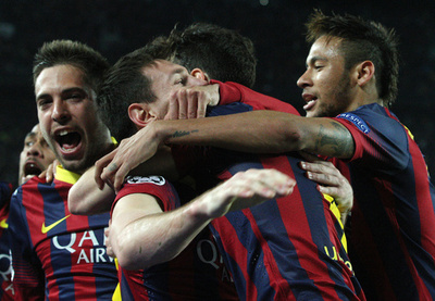 バルセロナがシティ振り切り準々決勝進出、欧州CL