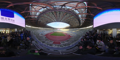 【360°パノラマ】国立競技場、東京五輪・パラのメイン会場③