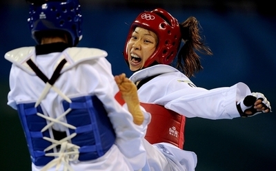 岡本 テコンドー・女子67キロ級1回戦で敗退