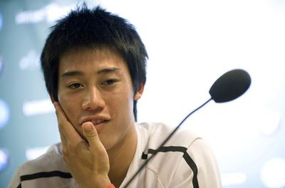 錦織 アンチッチの棄権により4強入り