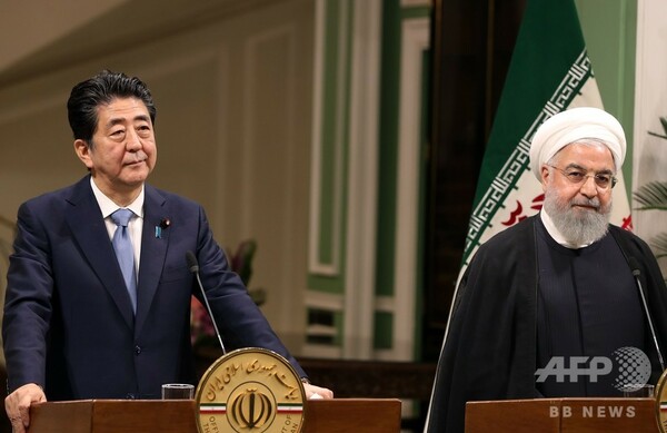 安倍首相、イランに中東和平で「建設的な役割」要請