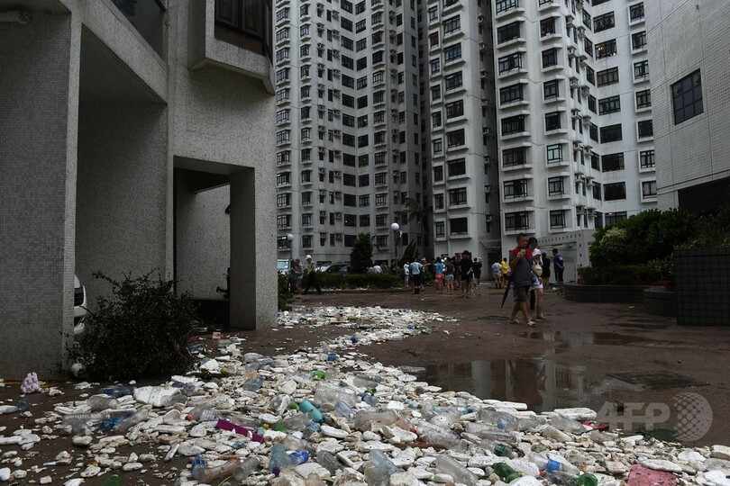 台風13号が中国南部に上陸、マカオなどで16人死亡