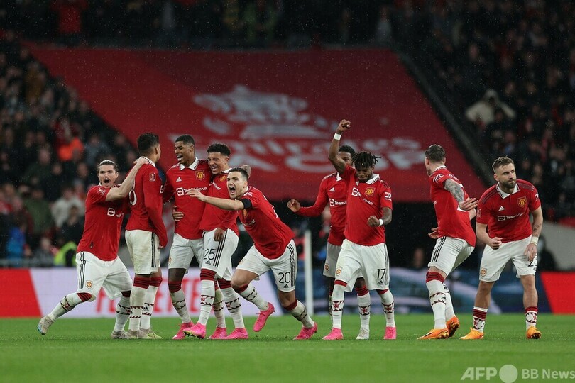 マンUがPK戦でブライトンに勝利、マンCとの決勝へ FA杯