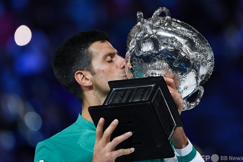 王者ジョコビッチ、9度目の全豪OP制覇 メドベージェフに圧勝