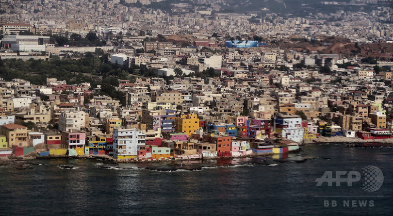 内戦で荒廃した街にアートで光を レバノン 写真15枚 国際ニュース Afpbb News