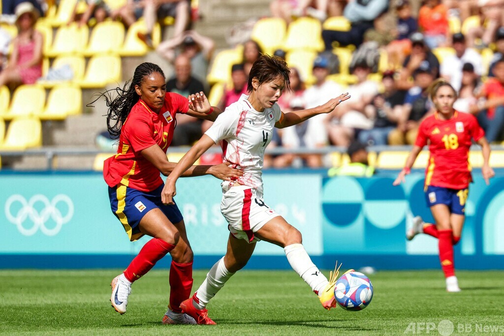 なでしこ初戦でスペインに黒星、米国は快勝 パリ五輪サッカー女子 写真11枚 国際ニュース:AFPBB News