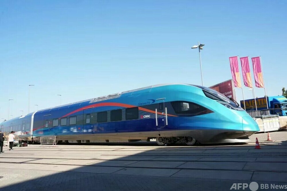 最高時速200キロの中国初の水素エネルギー・スマート都市間列車を発表