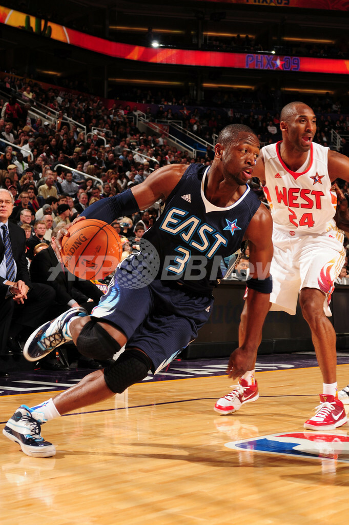 ウエストが勝利 コービーとシャックがMVPに輝く、NBAオールスター 写真