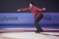23-24フィギュアスケートグランプリ（GP）シリーズ第2戦、スケートカナダ、エキシビションに臨む友野一希（2023年10月29日撮影）。(c)Geoff Robins / AFP