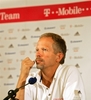 ドイツ・ツアー2007（%%Deutschland Tour 2007%%）の開幕を翌10日控え、会見を行うT-モバイルのボブ・ステイプルトン（%%Bob Stapleton%%）GM。(c)AFP/JEAN-CHRISTOPHE VERHAEGEN