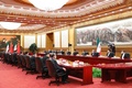 中国・北京で会談する習近平国家主席やイランのイブラヒム・ライシ大統領ら。イラン大統領府提供（2023年2月14日撮影）。(c)AFP PHOTO / HO / IRANIAN PRESIDENCY