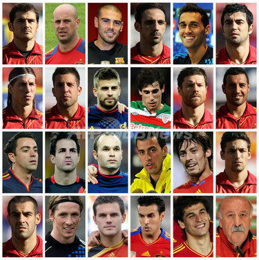 スペイン代表選手23名が決定、サッカー欧州選手権 写真2枚 国際