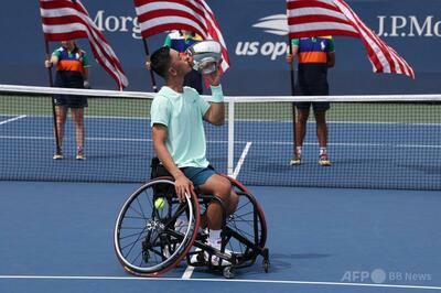 小田凱人が全米OP初制覇、生涯ゴールデンスラム達成 上地結衣もV