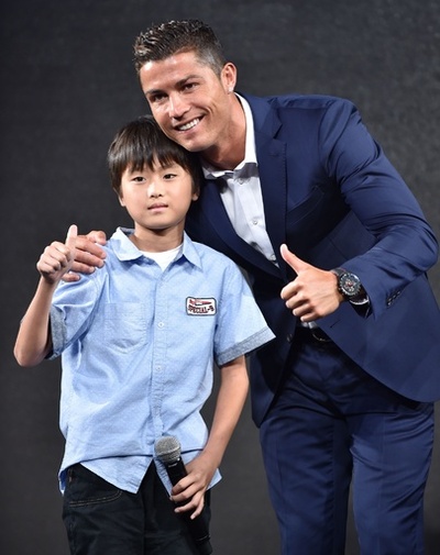 C・ロナウドが来日、都内でプロモーションイベントに参加