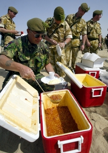 英国軍、最前線の兵士に新メニュー支給へ