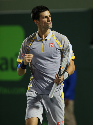 ジョコビッチ、圧勝で2回戦を突破 ソニー・エリクソン・オープン