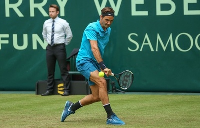 好調フェデラーが芝17連勝、ゲリー・ウェバーOP初戦突破