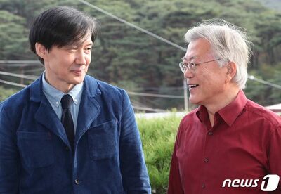 韓国・文在寅元大統領、曺国元法相の光復節特赦要請…大統領室に意向伝える