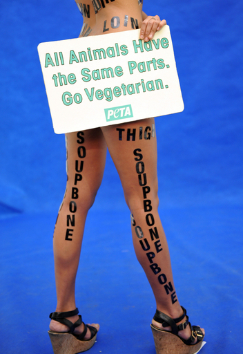 フィリピンの人気モデルがPETAキャンペーンに協力