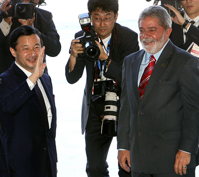 皇太子さま、大統領らから歓迎 ブラジル移住100周年