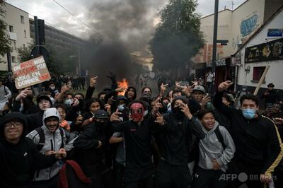 仏高校での抗議デモ拡大で1900人超拘束、政府は急進左派の関与示唆