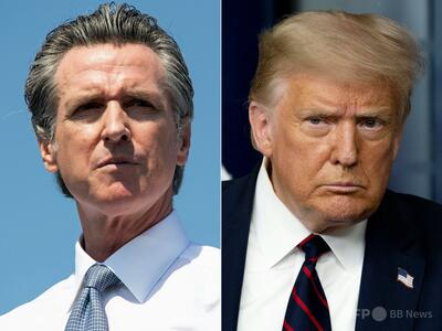 加州知事逮捕されれば「素晴らしい」 LAデモめぐりトランプ氏