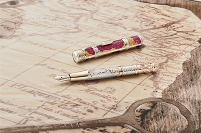 「モンブラン」マルコ・ポーロへ捧げる万年筆、世界限定１点