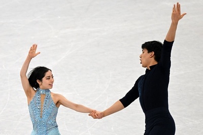 三浦璃来/木原龍一組、ペアSPの演技 北京冬季五輪
