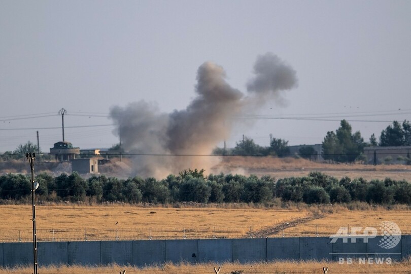 トルコ軍、対クルド作戦でシリア侵攻 民間人に死者