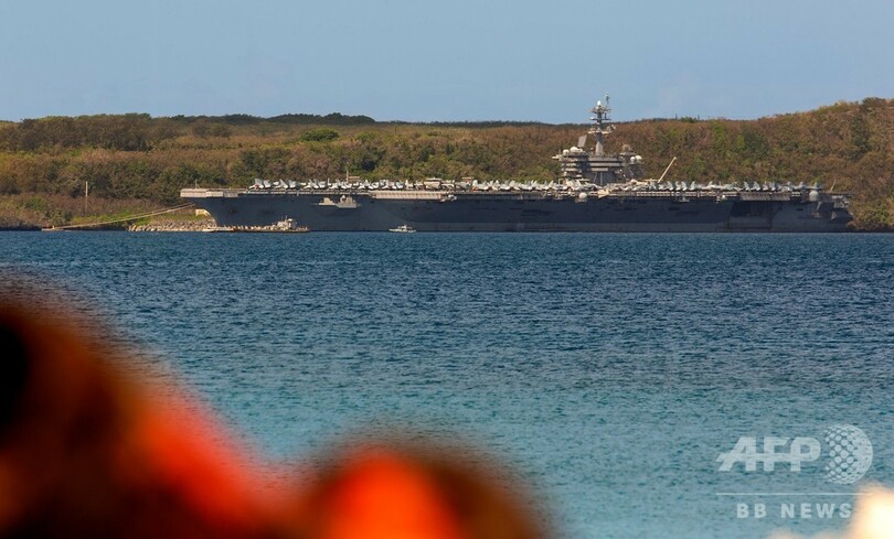 米原子力空母の乗組員、新型コロナで死亡