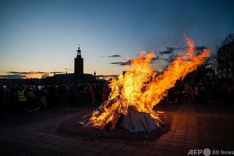 「ワルプルギスの夜」開催 スウェーデン