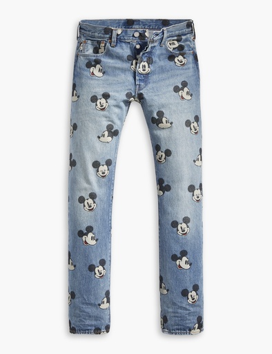 リーバイス502リメイクミッキーマウスデニムパンツヒョウ柄ポケットジーンズ 中古・古着通販】LEVI'S (リーバイス) Disney COLLECTION