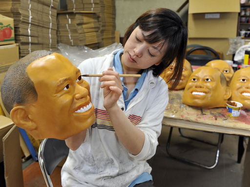 タイガー・ウッズそっくりのゴムマスク、発売中 写真8枚 国際ニュース