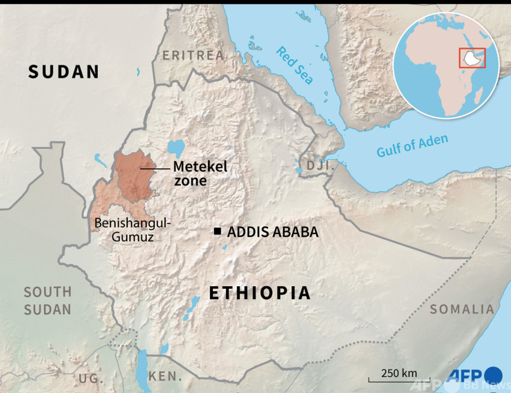 エチオピア、村襲撃で住民100人超死亡 軍が容疑者42人殺害