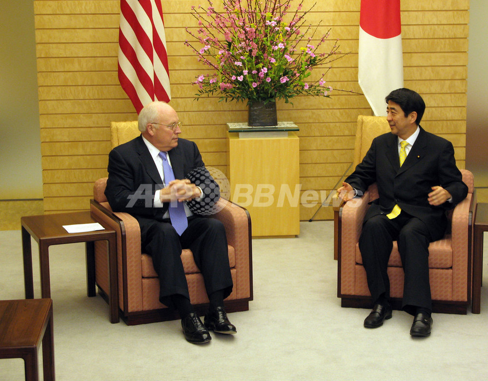 チェイニー米副大統領が強調、「6か国協議の合意は良好な第1歩」 東京 写真1枚 国際ニュース:AFPBB News